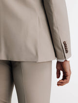 Adjusted suit 2 beige buttons