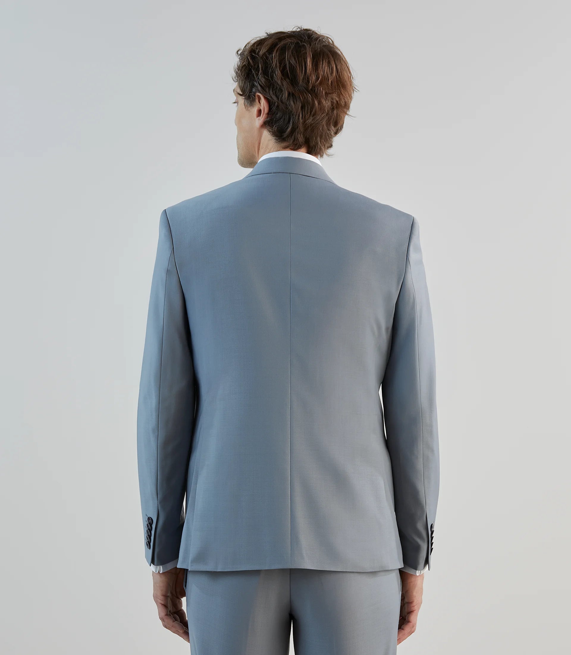 Costume 3 pièces de cérémonie bleu g c - IZAC