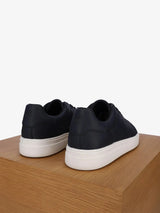 Baskets en cuir noir