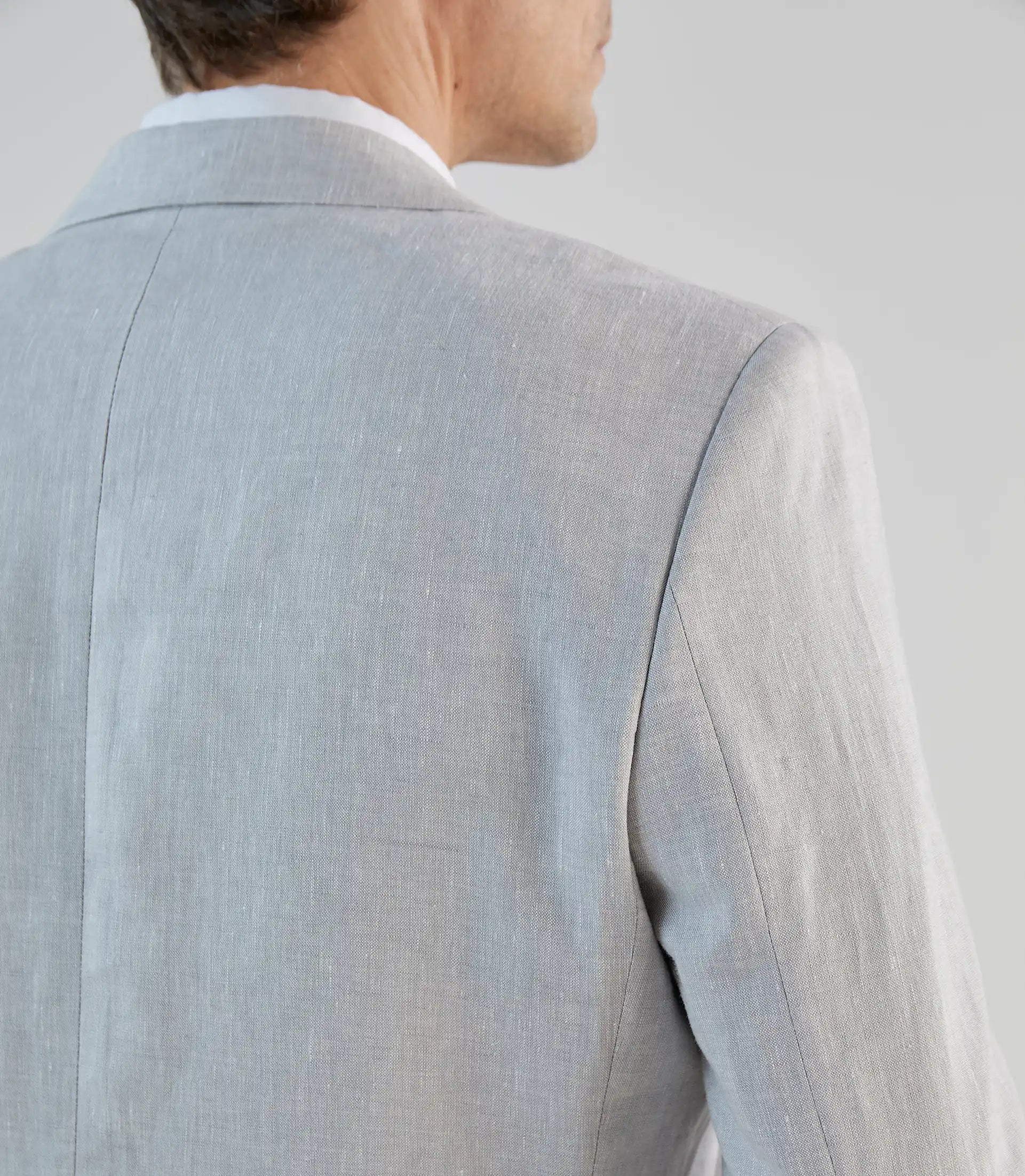 Veste ville 100% lin grise