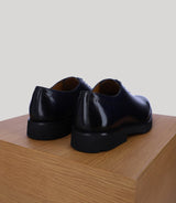 Richelieu en cuir marine