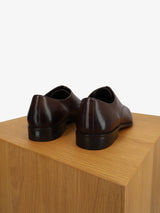 Brown leather Derby shoes