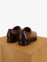Richelieu en cuir marron