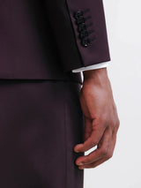 Burgundy 2-button suit