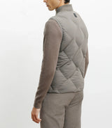 Doudoune sans manches taupe
