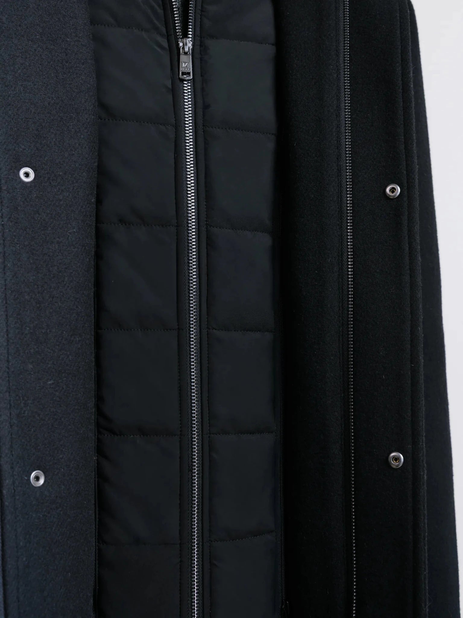 Manteau col montant noir - IZAC