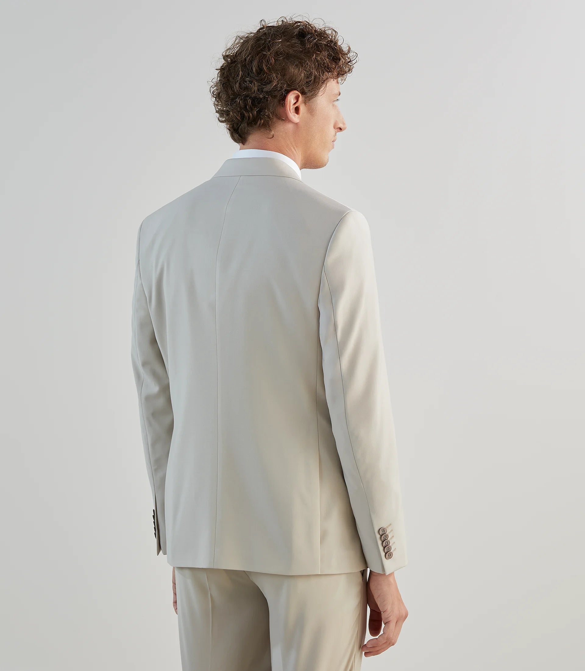 Costume 3 pièces de cérémonie mastic - IZAC