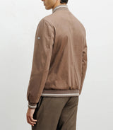 Blouson col teddy taupe