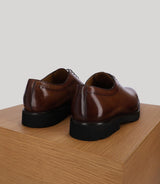 brown leather brogue
