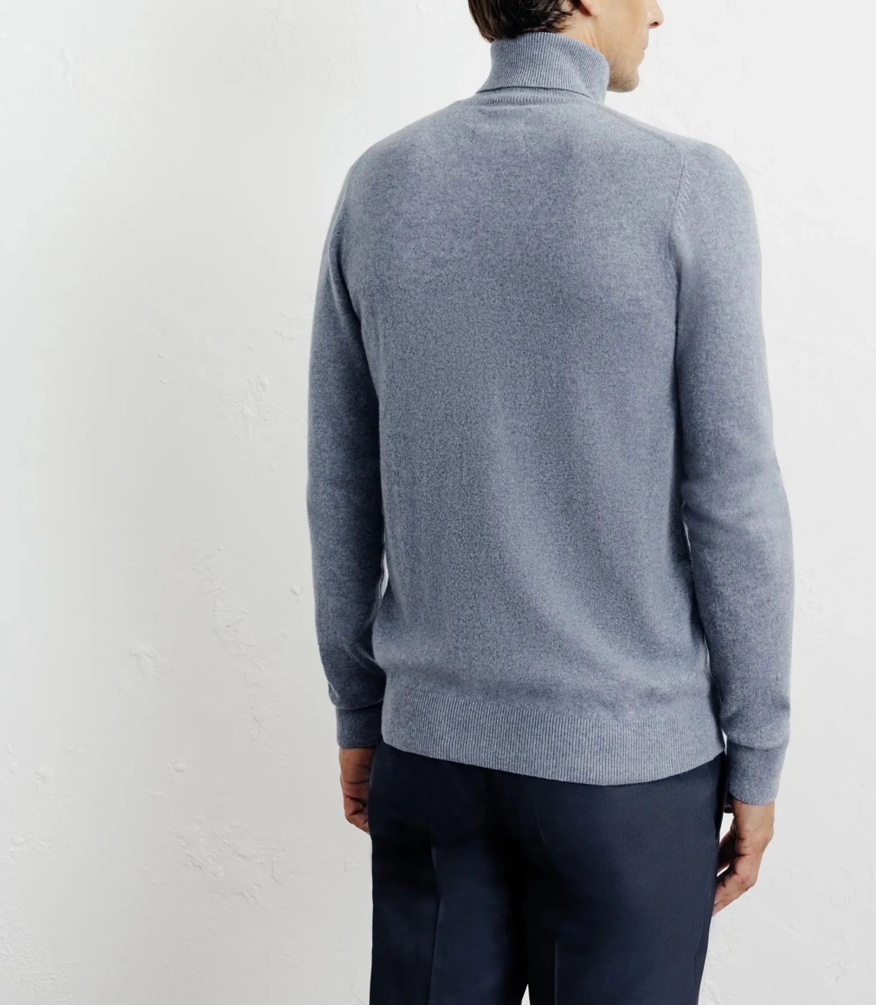 100% chatter indigo turtleneck