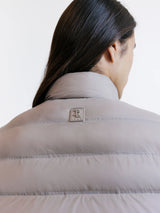 Doudoune sans manches taupe
