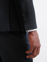 Washable suit 2 black buttons