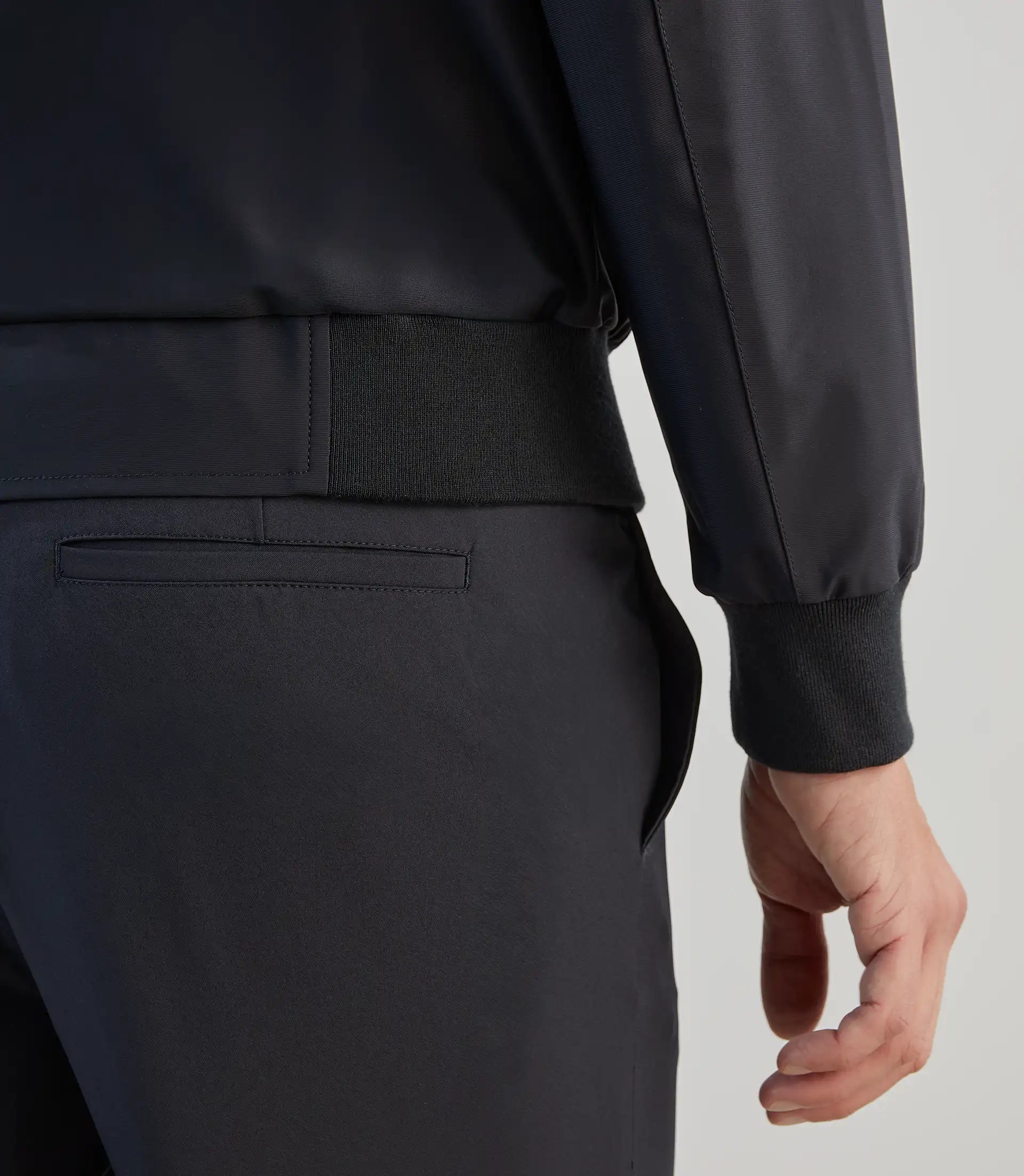 Blouson col montant marine - IZAC