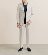 Veste ville croisée 6 boutons beige