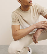 T-shirt tye & dye beige