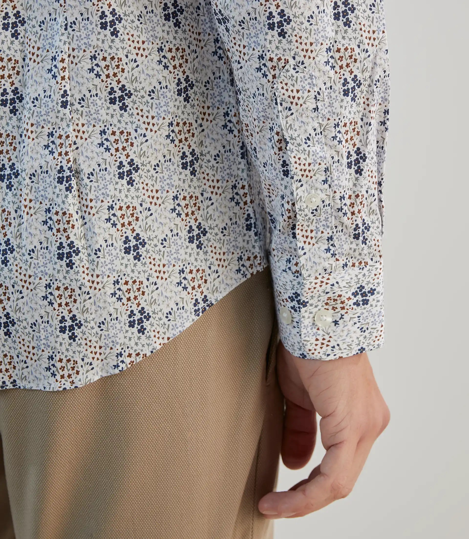 Chemise fantaisie blanche - IZAC