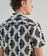 Chemise casual imprimée marine - IZAC