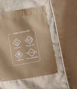 Parka longue et légère beige