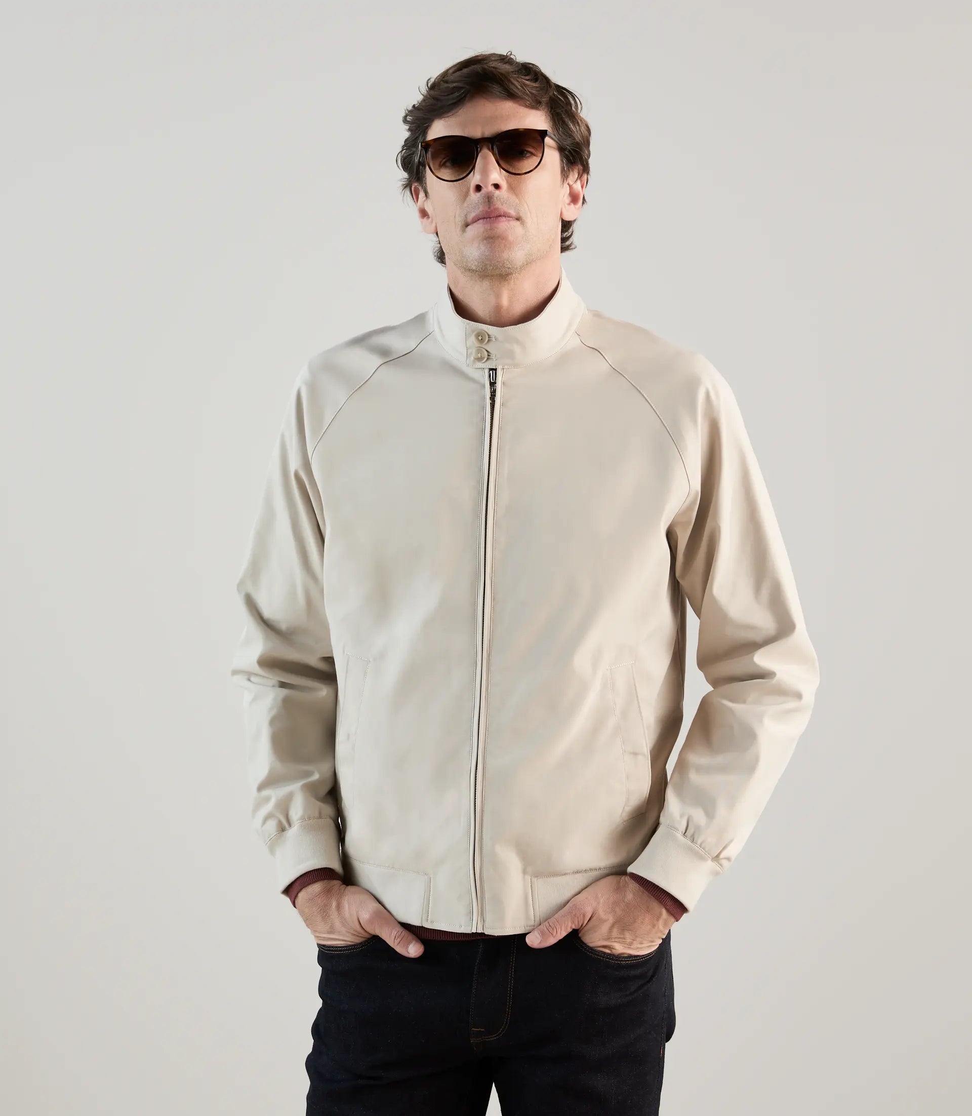 Blouson à manches raglan beige - IZAC