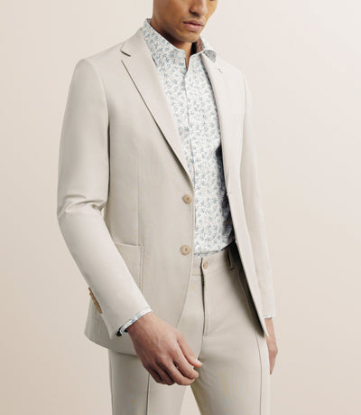 Veste en maille beige - IZAC