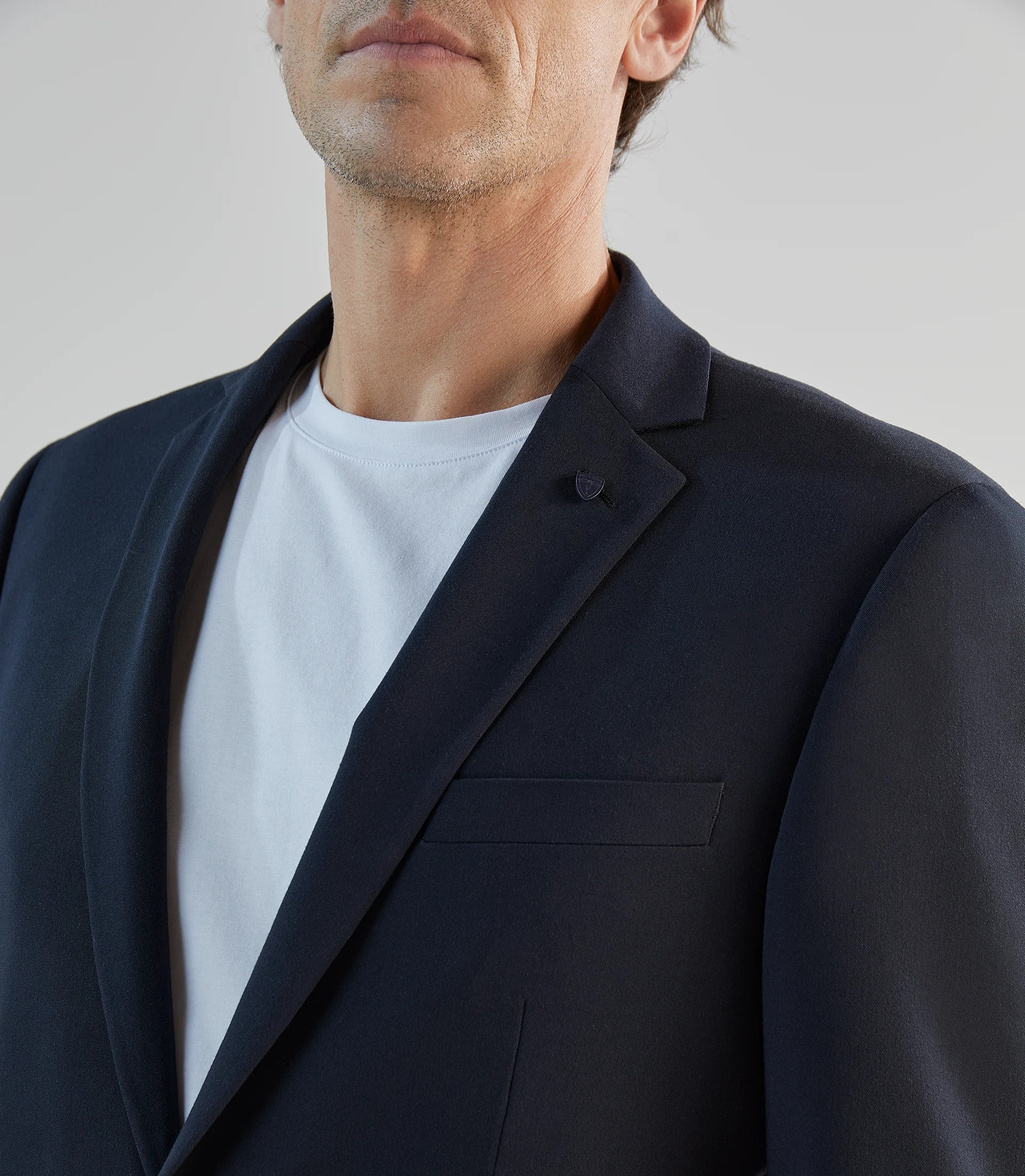 Costume lavable 2 boutons marine - IZAC