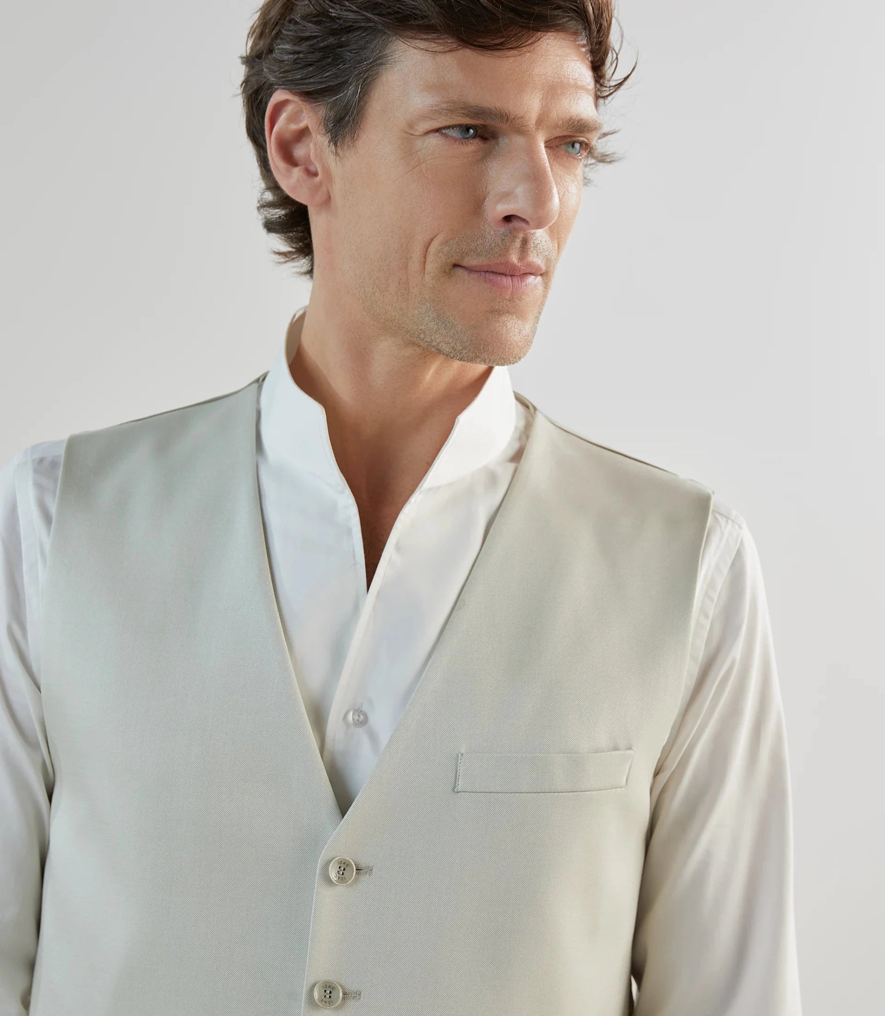 Costume 3 pièces cérémonie vert clair - IZAC