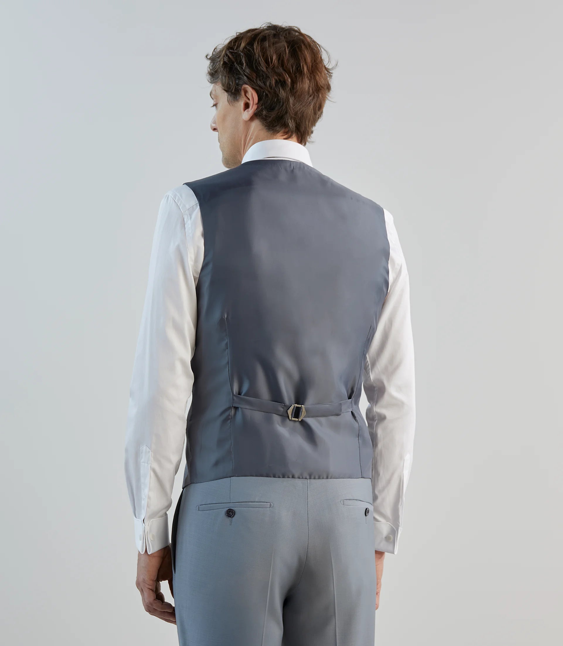 Costume 3 pièces de cérémonie bleu g c - IZAC