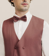 Costume 3 pièces terracotta