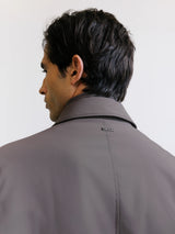 Taupe raincoat