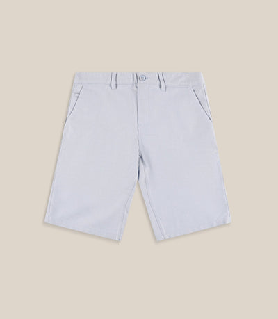 Bermuda coton stretch bleu clair - IZAC