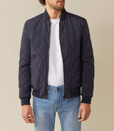 Carat" navy quilted teddy