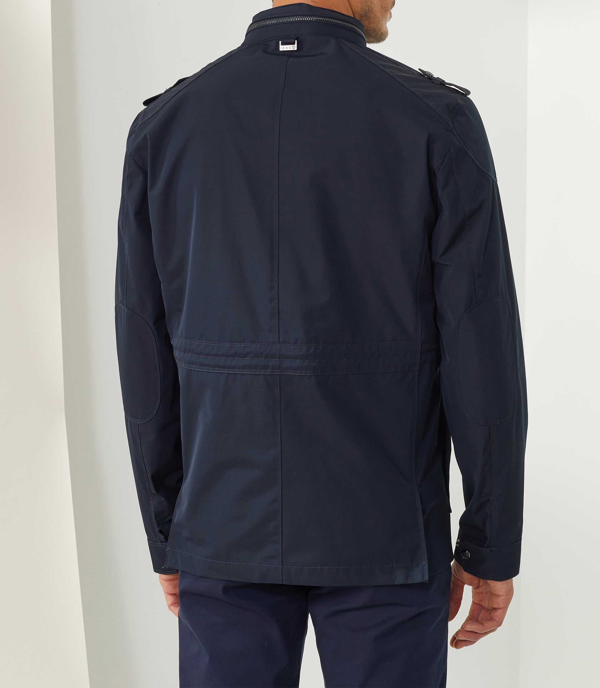 Parka multipoche bleu marine "Connu"