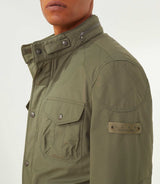 Kacy" khaki multi-pocket parka