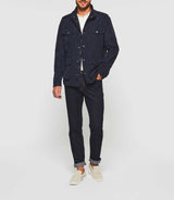 Rudi" navy parka with pockets