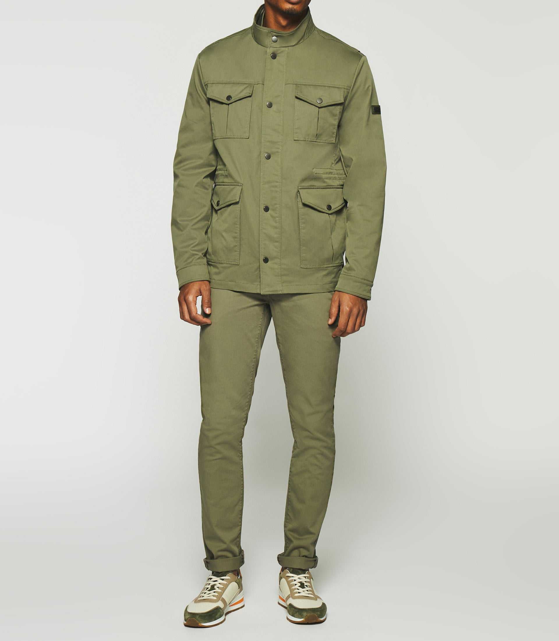 Saharan jacket 4 pockets khaki RONALD