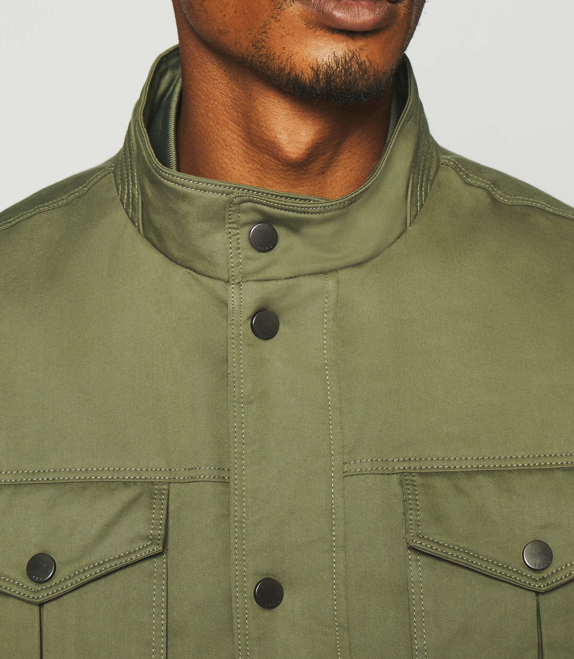 Saharan jacket 4 pockets khaki RONALD