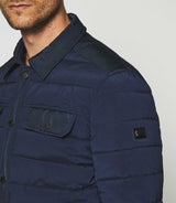 Navy quilted jacket ROX