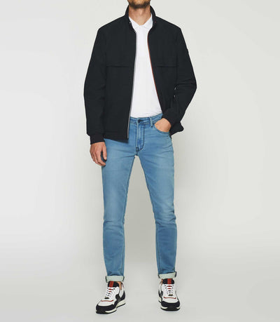 Blouson sport bi - matière marine ROYCE - IZAC