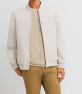 Beige teddy collar jacket