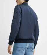 Blouson en tissu recyclé marine