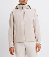 Blouson col montant beige