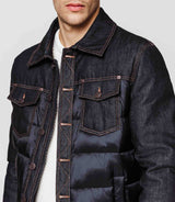 Blouson denim marine - IZAC