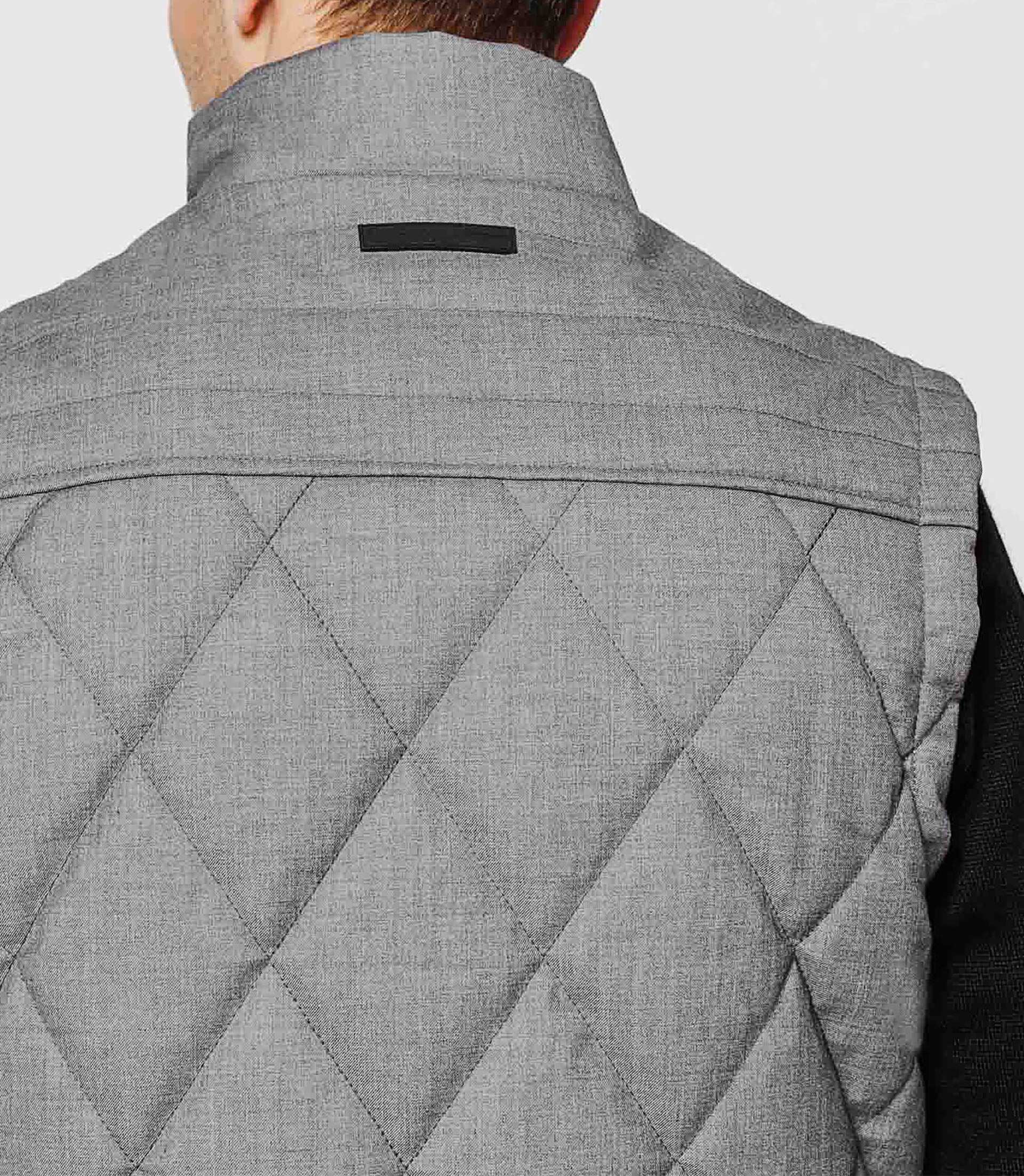 Hoquet" grey chevron jacket