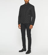 Blouson surchemise matelassé noir MADDISON