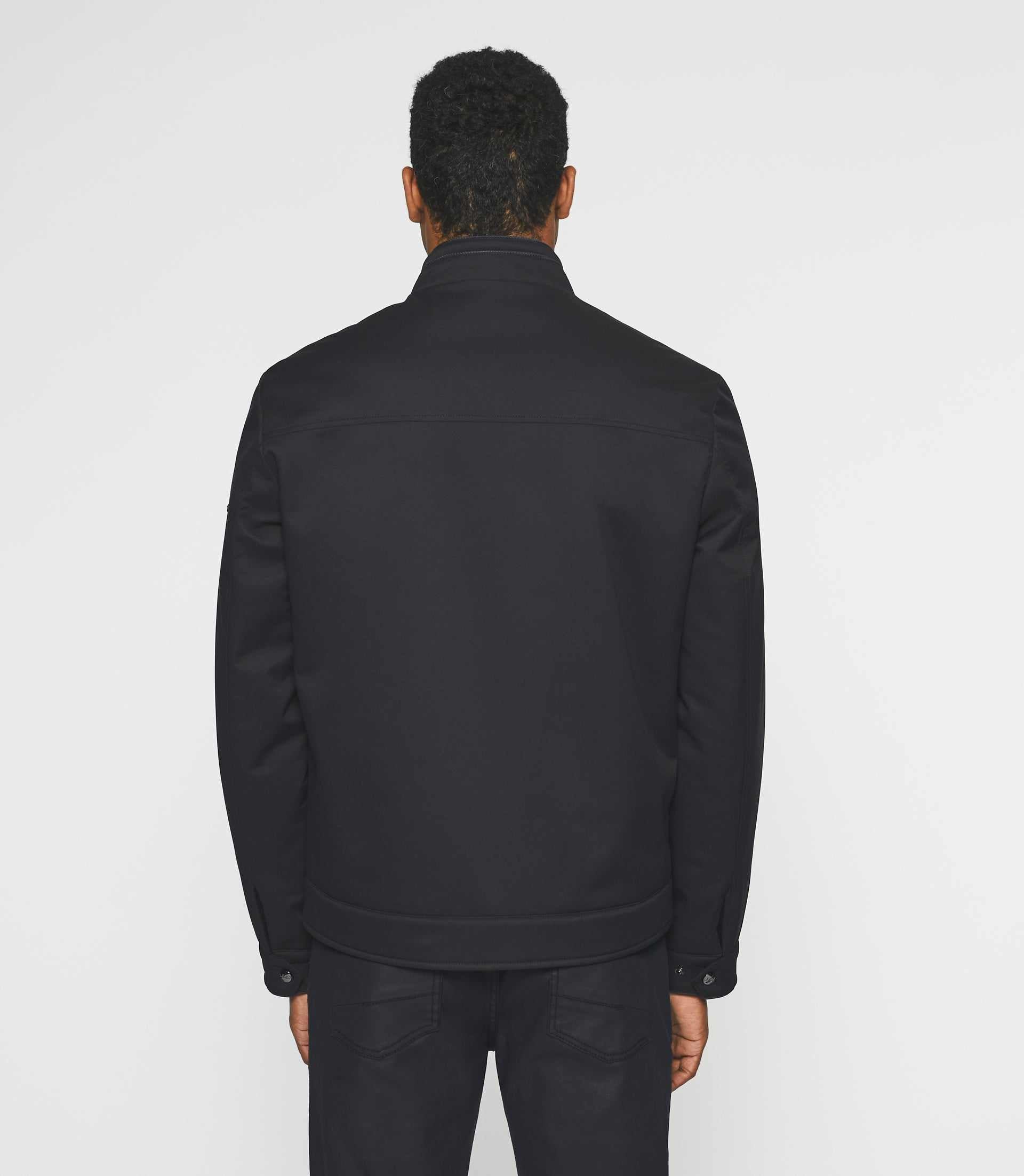 Blouson col montant marine MARCOS