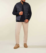 Sleeveless down jacket navy MIDORIBT