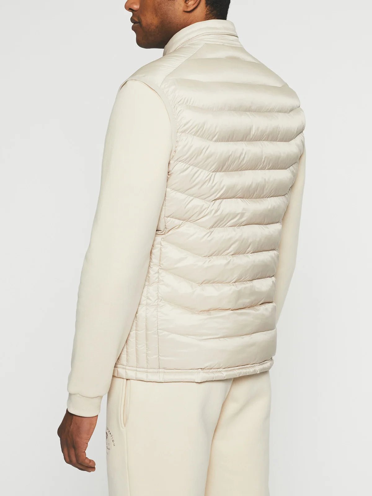 Doudoune sans manches matelassé écru MIDORI - IZAC