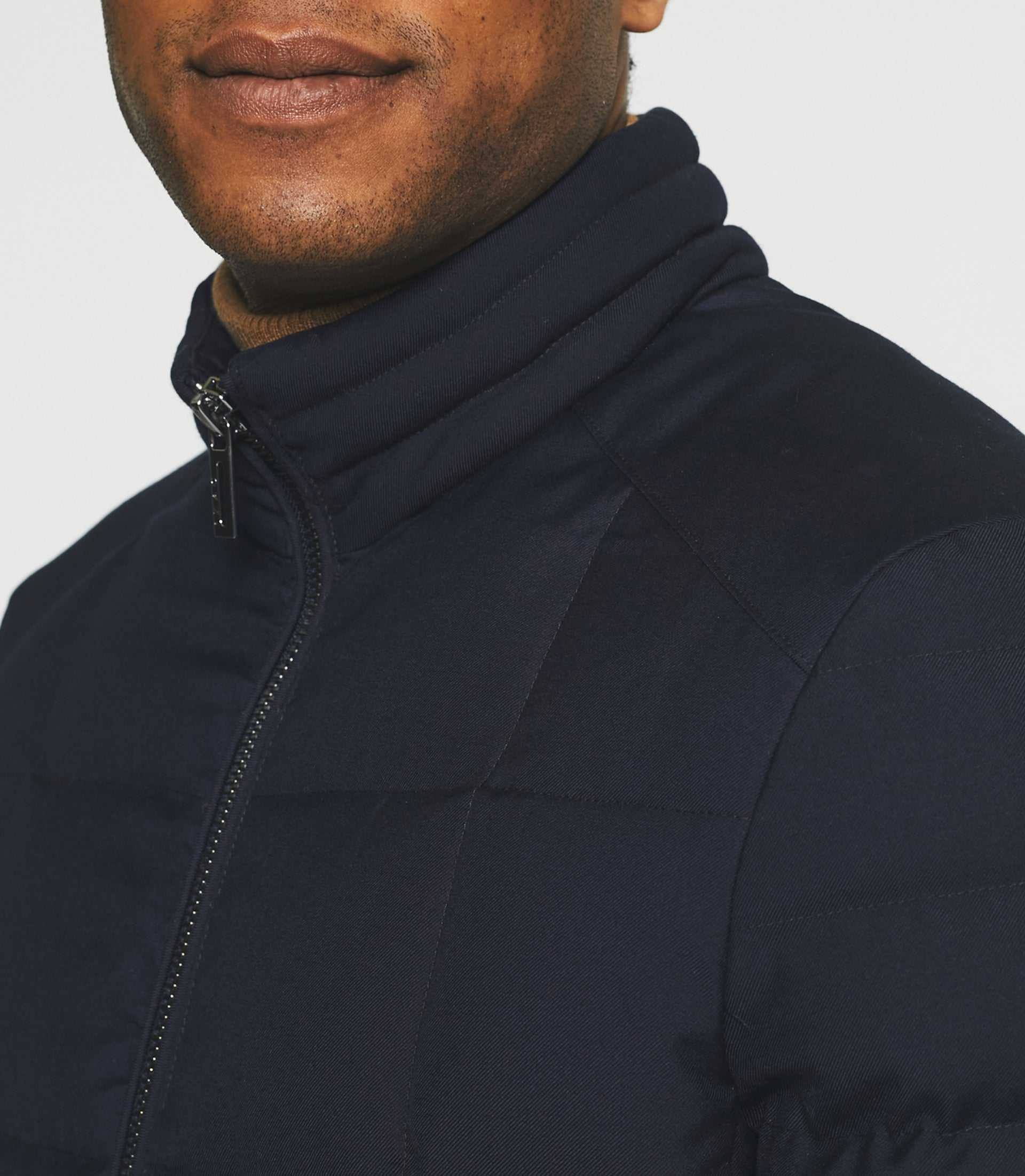 MINH navy quilted jacket