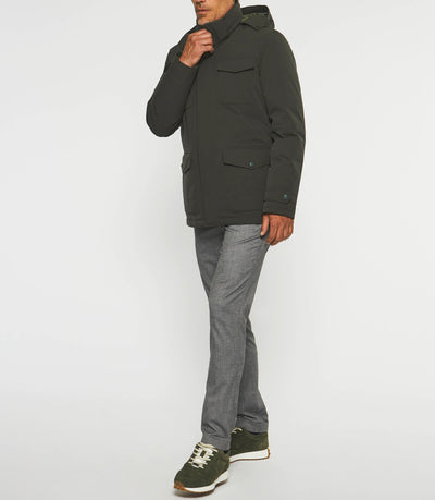 Parka à capuche amovible kaki MIRAN - IZAC