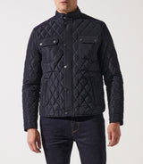 Matelassé Marine Maceo quilted collar quirk jacket